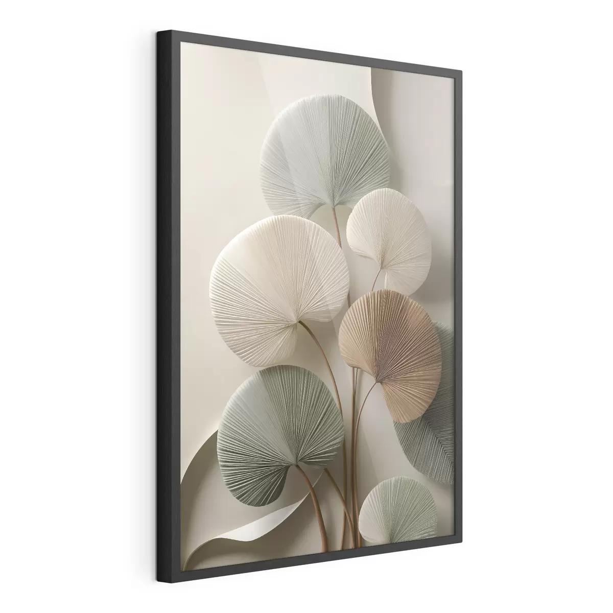 Poster Bouquet de feuilles plissées f48224
