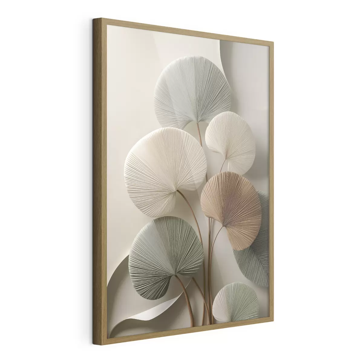 Poster Bouquet de feuilles plissées f48224
