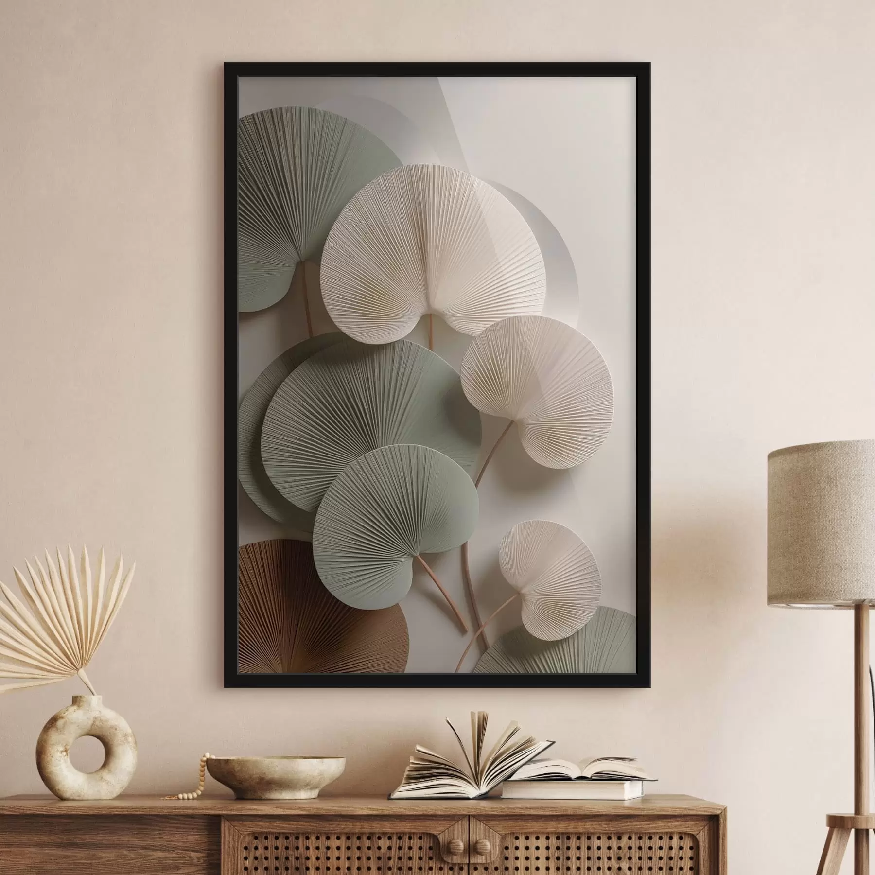 Papier peint Feuilles dans l’espace f48225