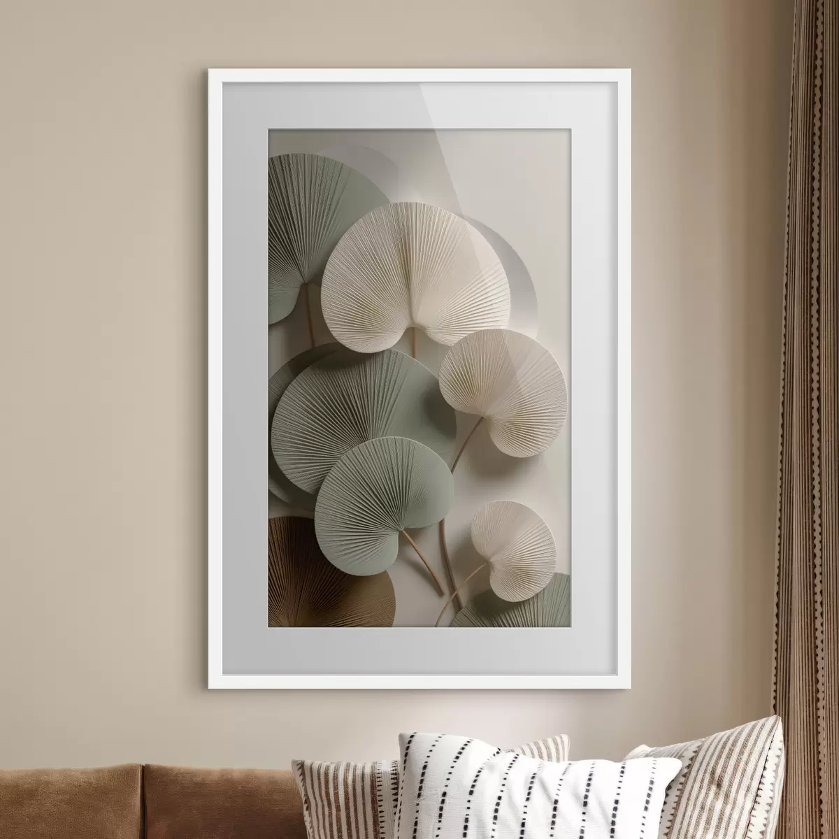 Poster Feuilles dans l’espace f48225