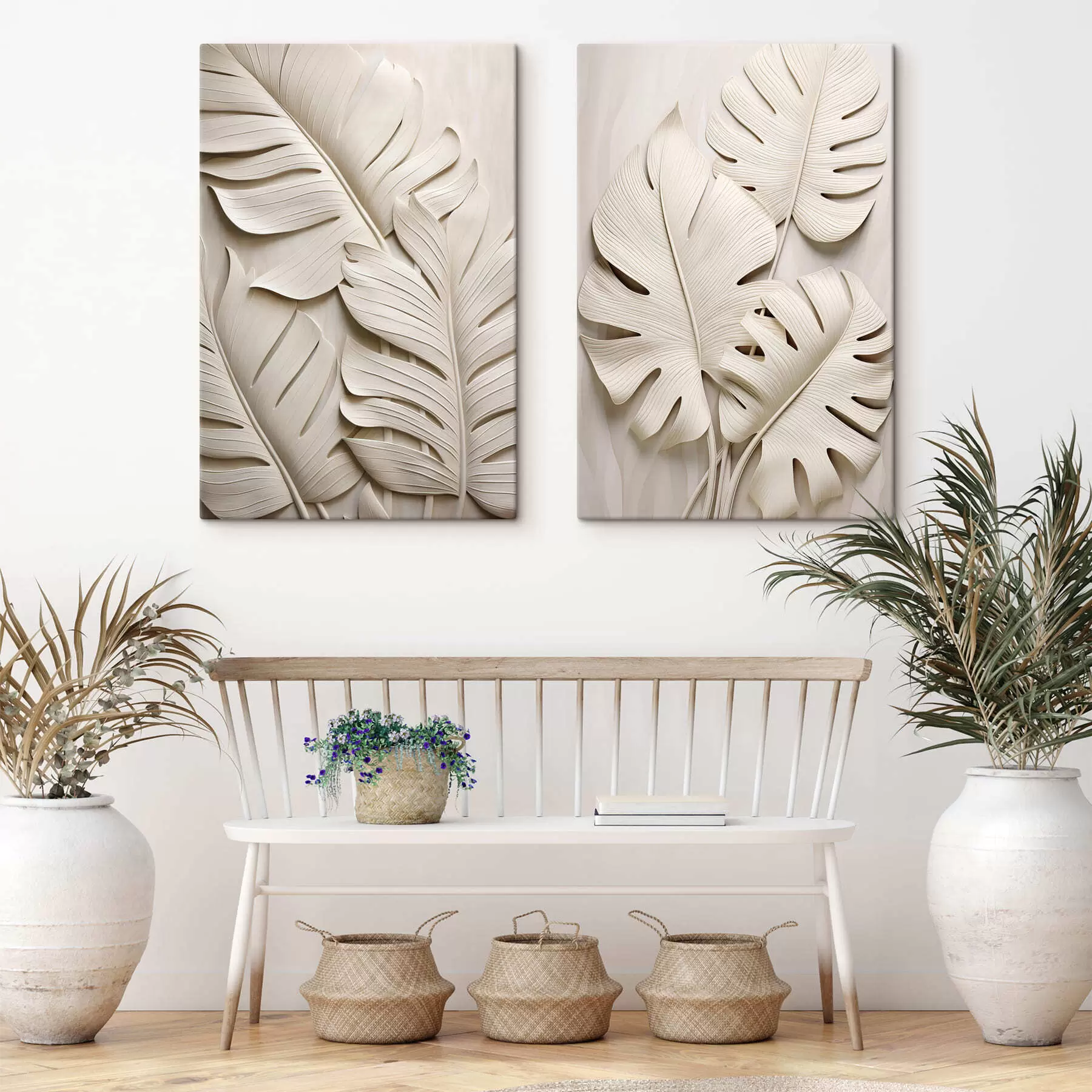 Tableau Feuilles de monstera m30159