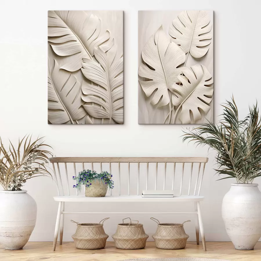 Tableau Feuilles de monstera m30159