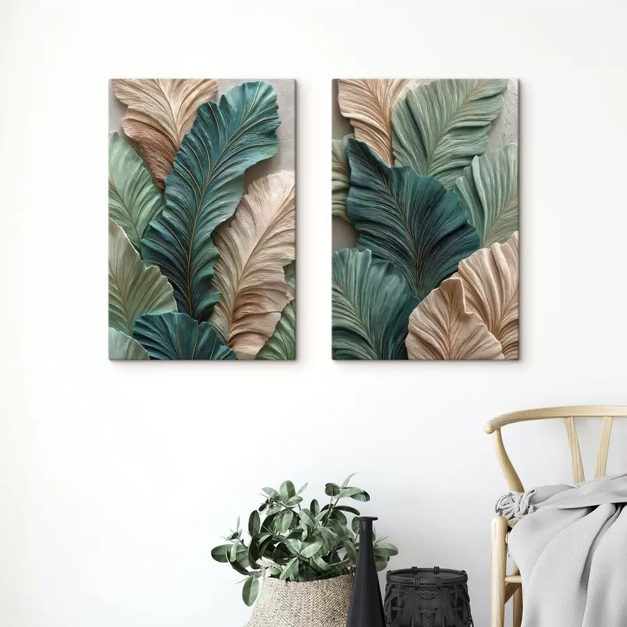 Tableau Feuilles m30163