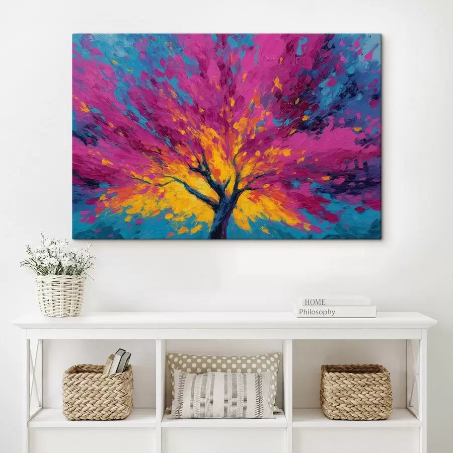Tableau Arbre coloré s48228