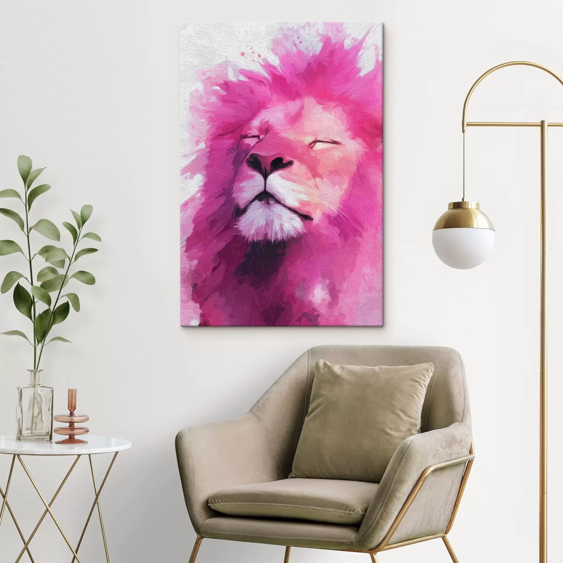 Tableau Lion s48234