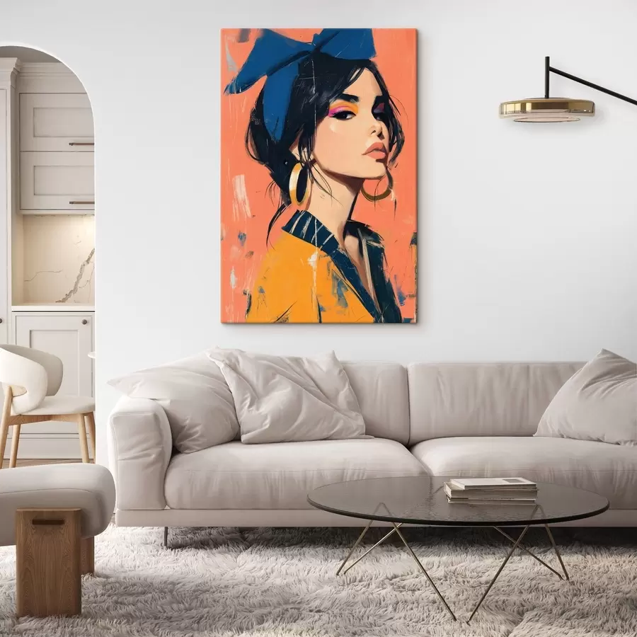 Tableau Portrait d'une jeune fille s48246