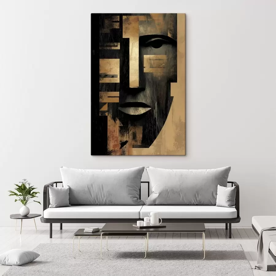 Tableau Visage abstrait s48249