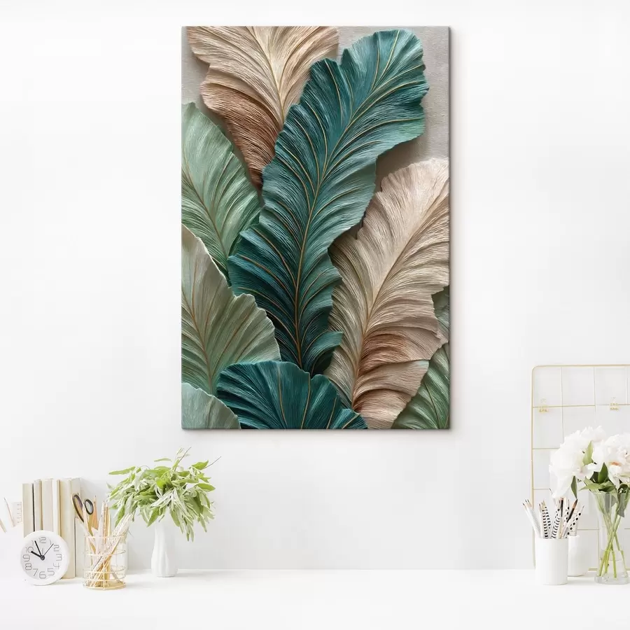 Papier peint Feuilles s48258