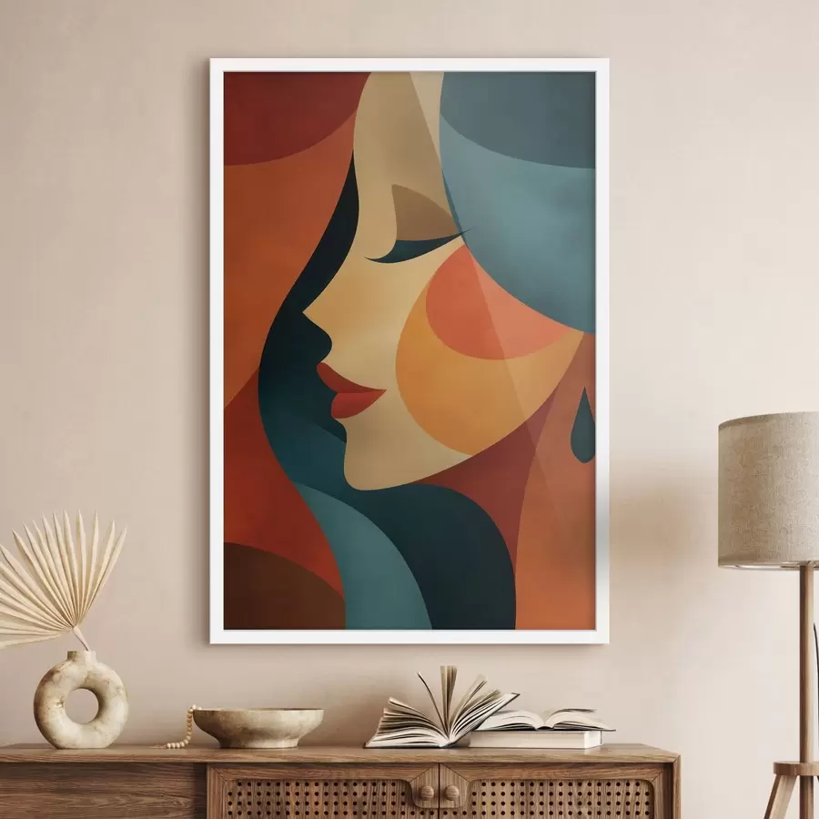 Papier peint Portrait abstrait f48235