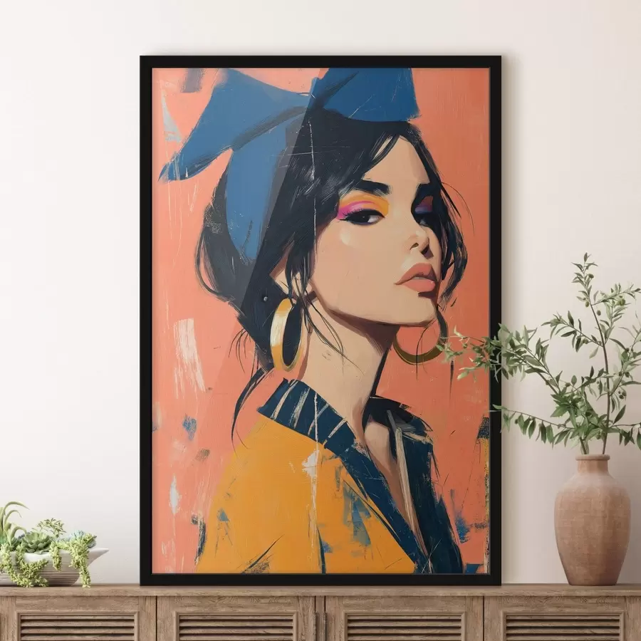 Papier peint Portrait d'une jeune fille f48246