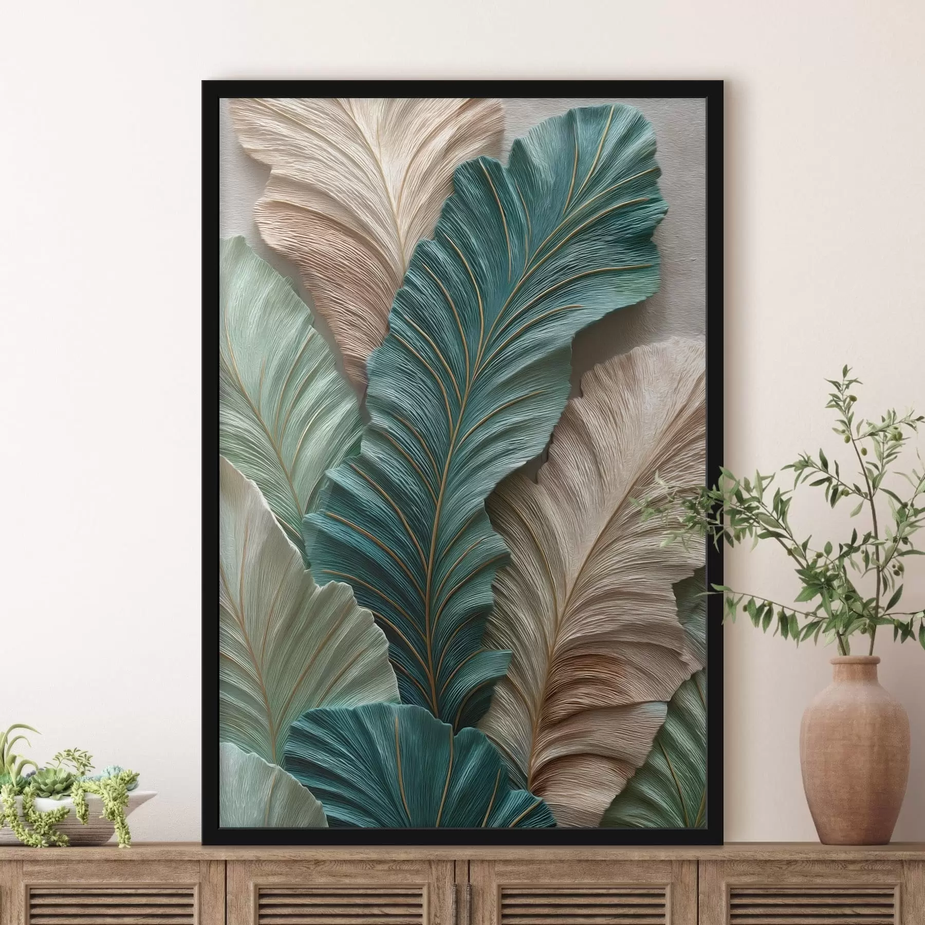 Papier peint Feuilles f48258