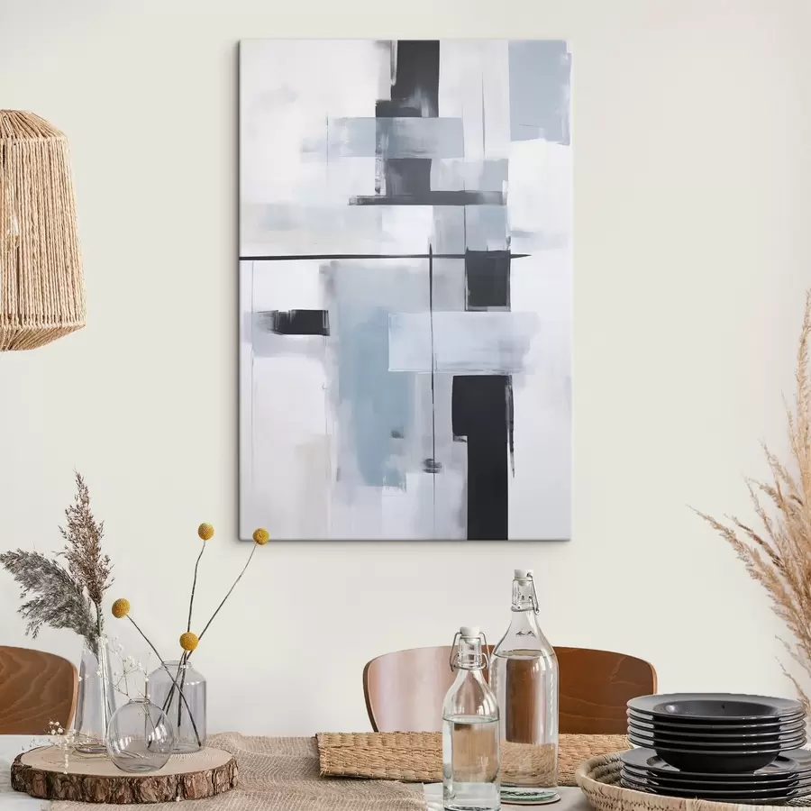 Tableau Abstraction moderne imitation de la peinture s48261