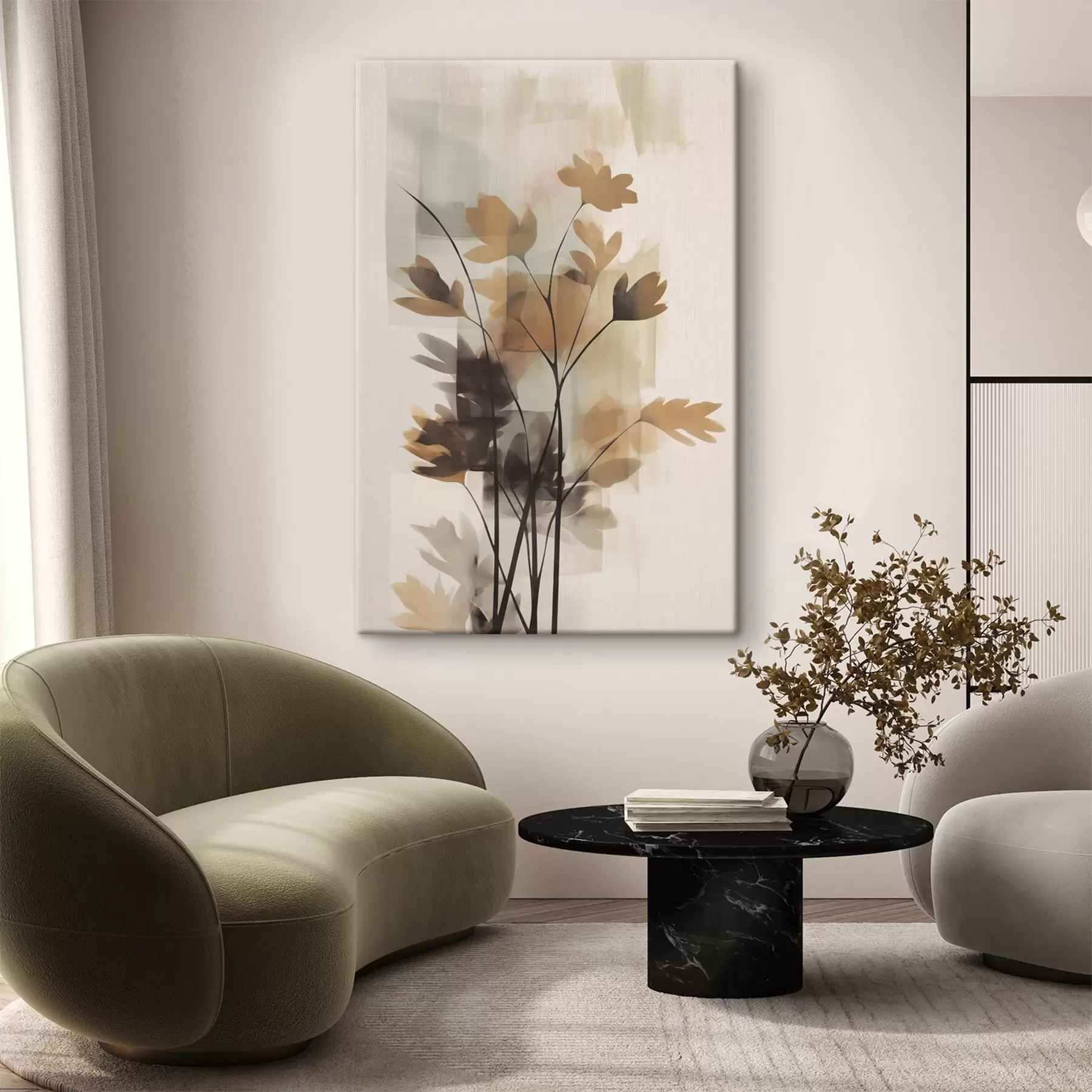 Tableau Végétation abstraite s48268