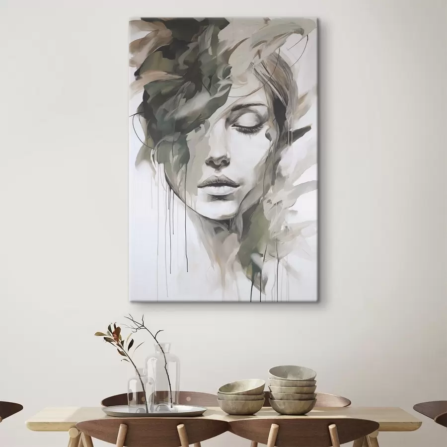 Tableau Portrait abstrait s48269