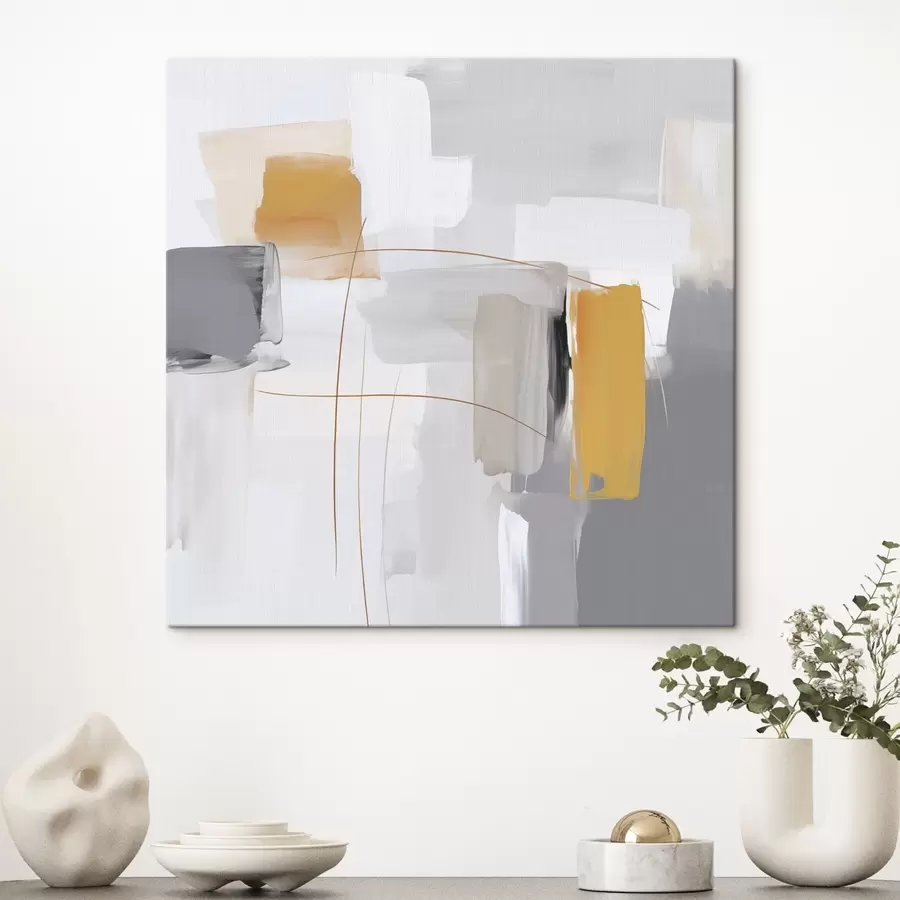 Tableau Abstraction imitation de la peinture s48271