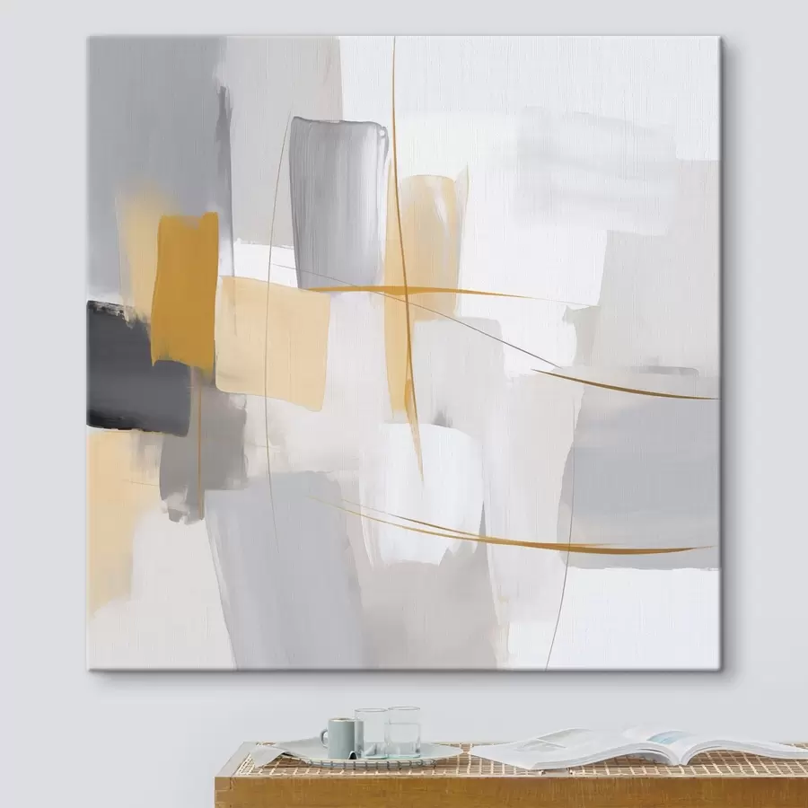 Tableau Abstraction imitation de la peinture s48272