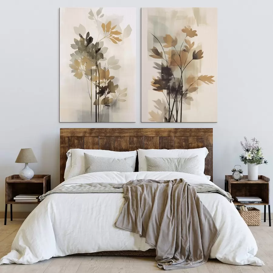 Tableau Abstraction végétale m30168