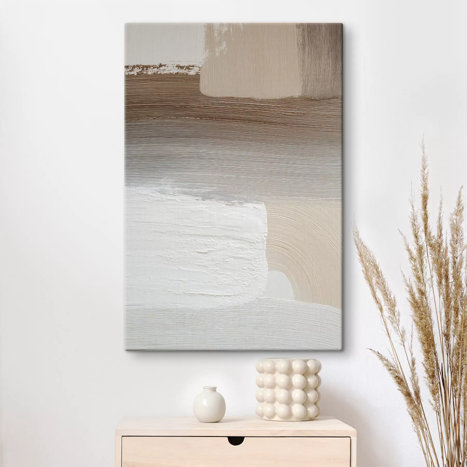 Tableau grands traits abstraits s48295