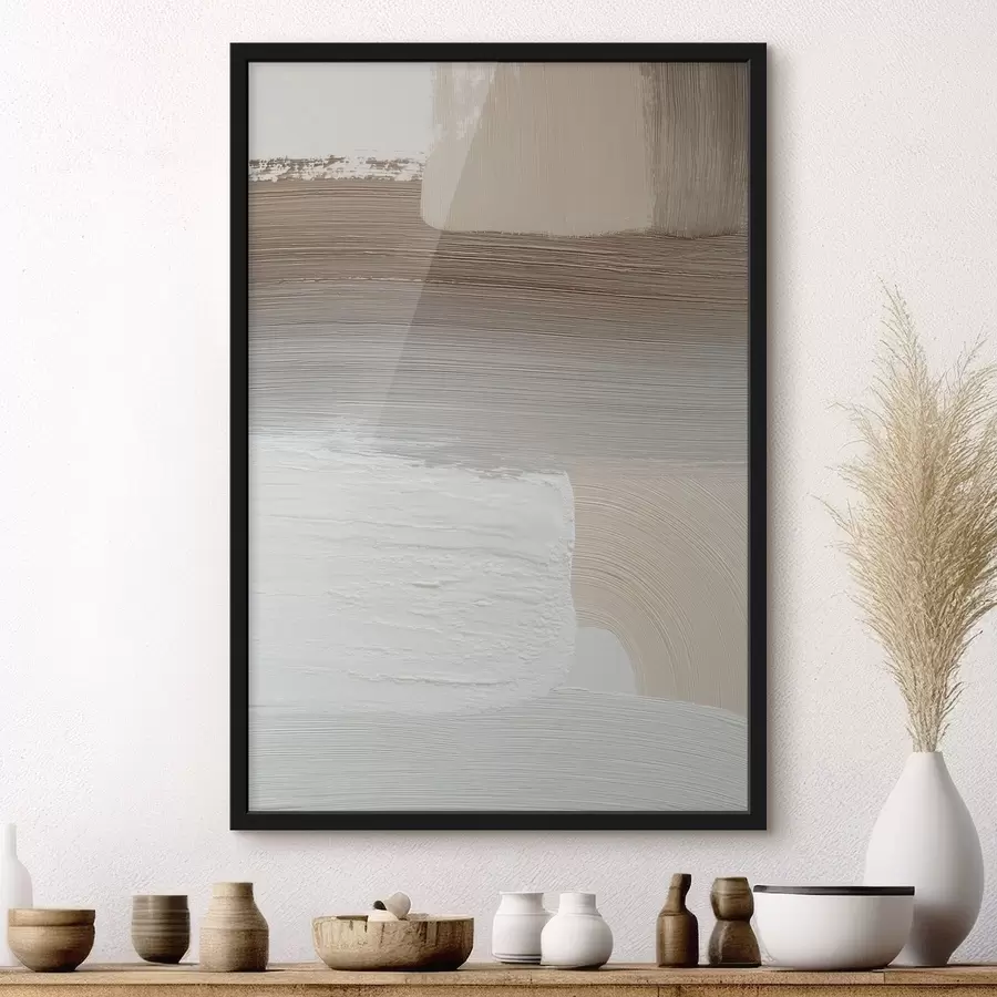 Papier peint grands traits abstraits f48295