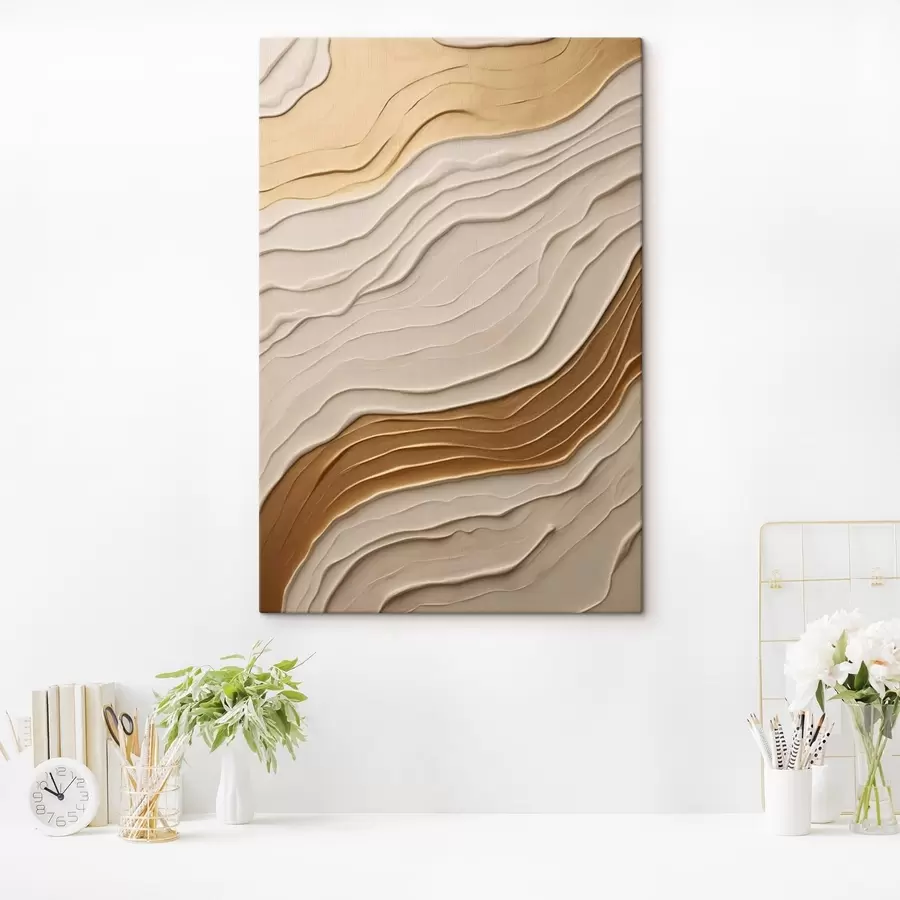 Tableau Vagues abstraites s48311