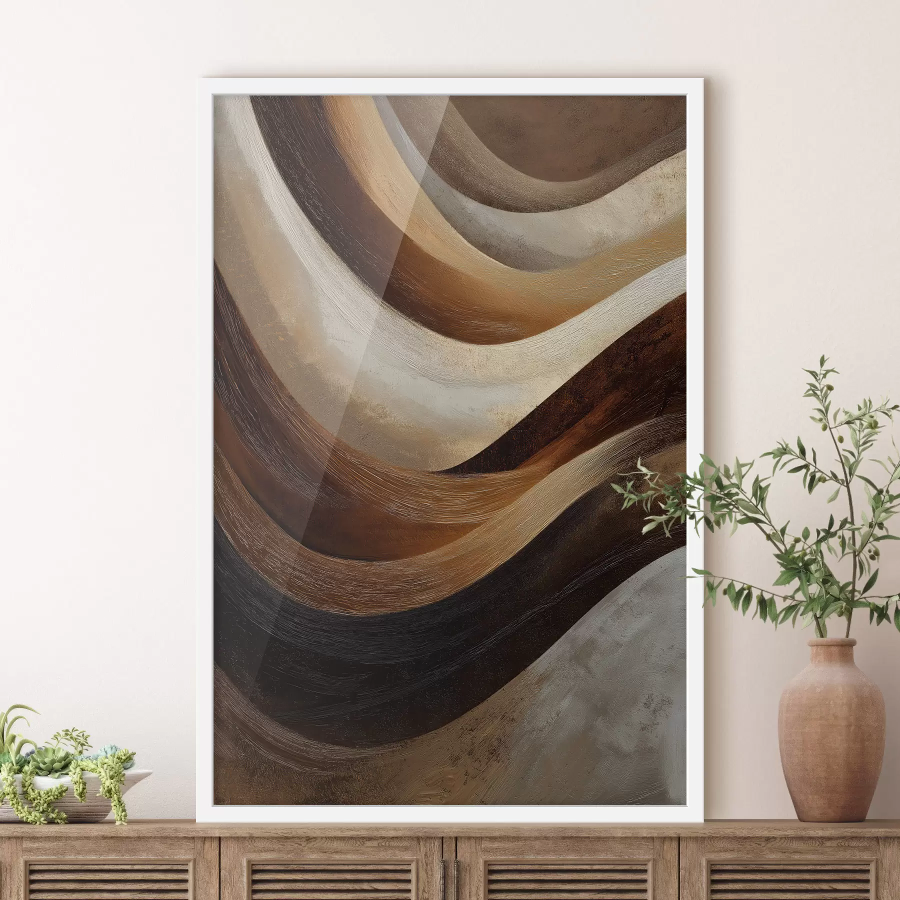 Papier peint Vagues abstraites f48301