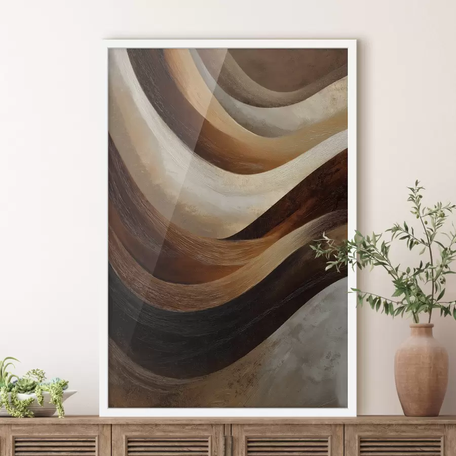 Papier peint Vagues abstraites f48301