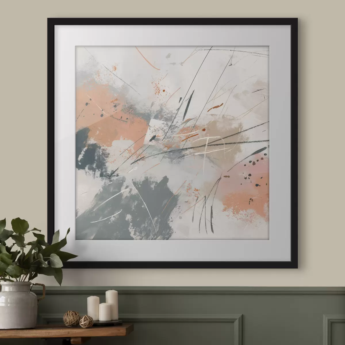 Poster Tendresse et couleurs f48303