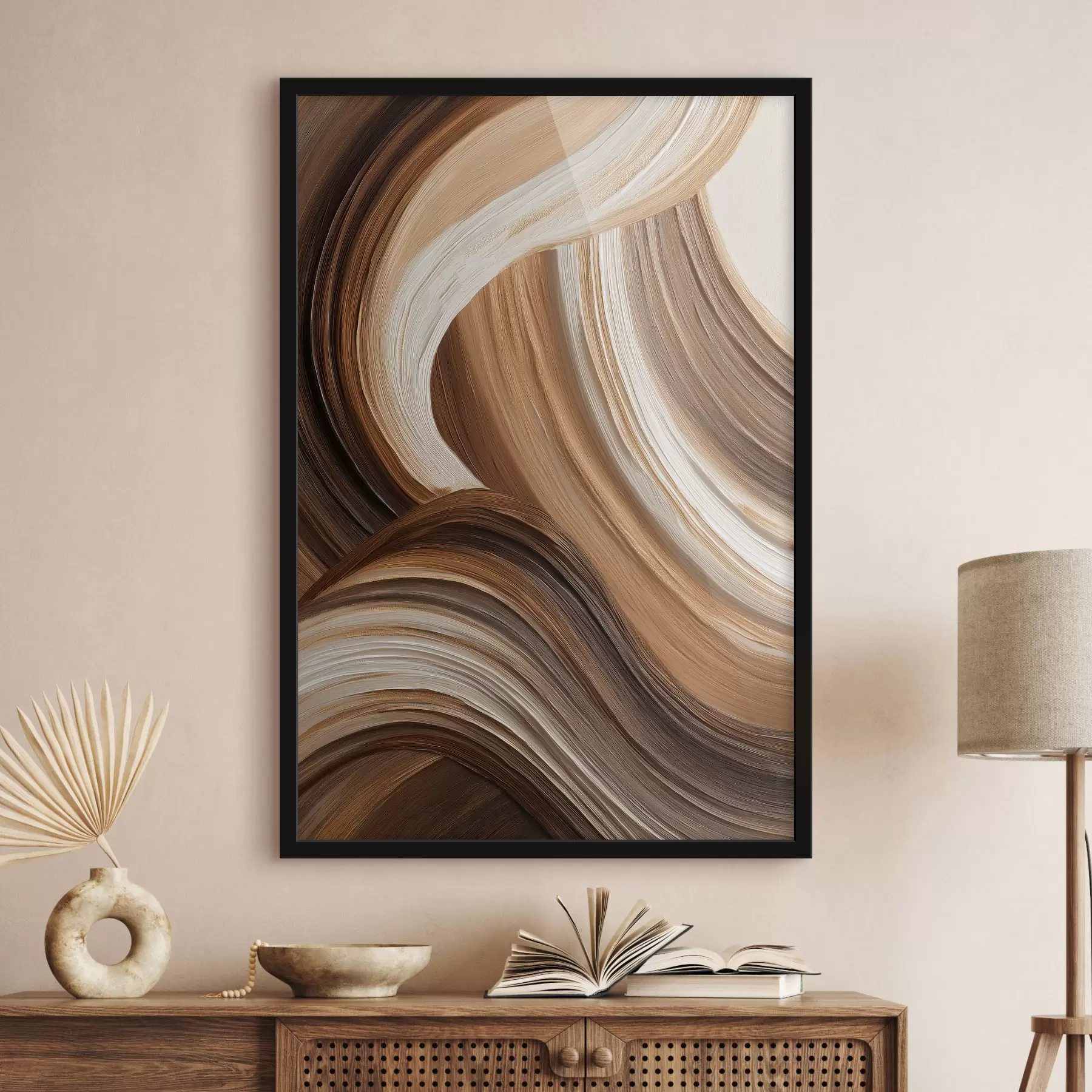 Papier peint Coups de pinceau abstraits f48306