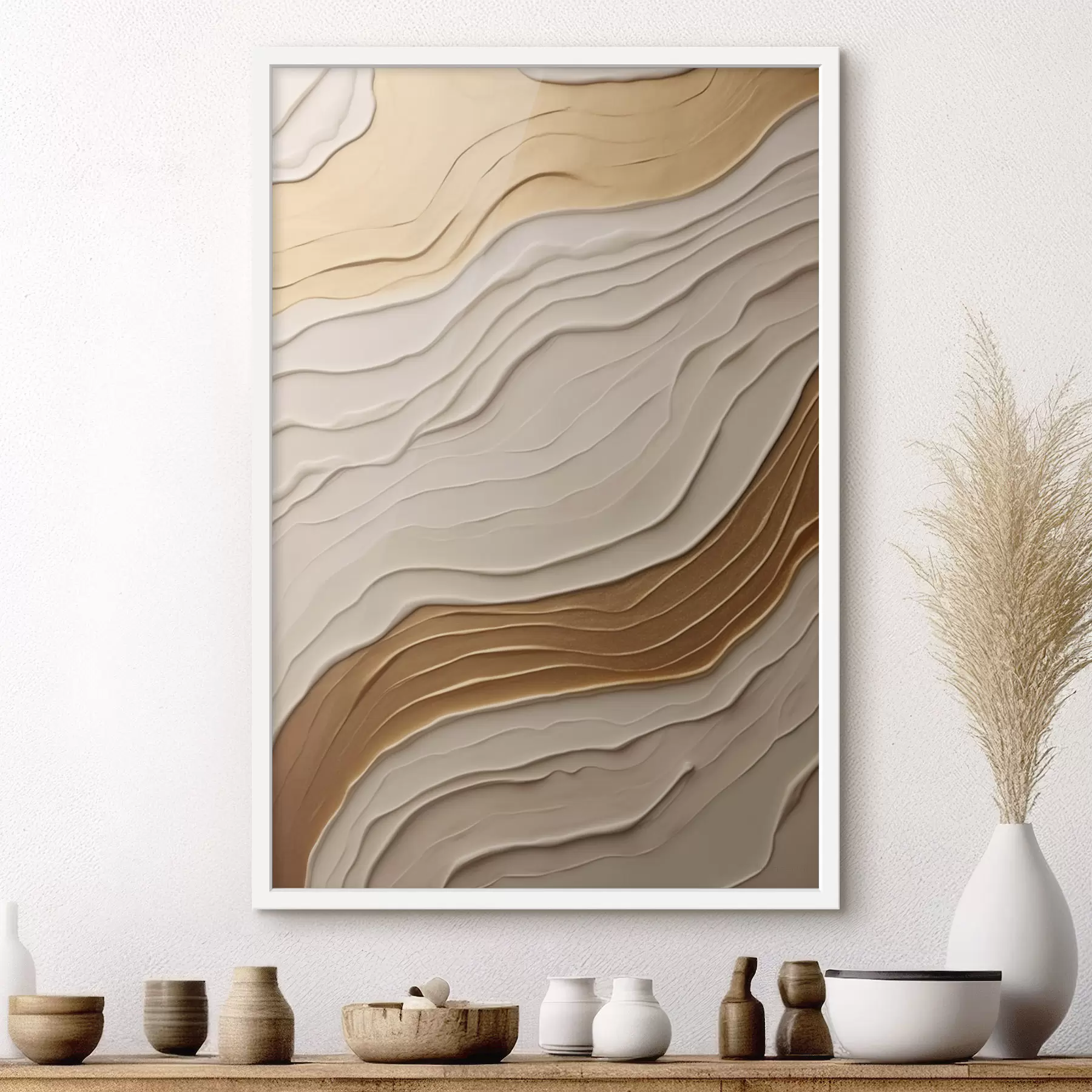 Papier peint Vagues abstraites f48311