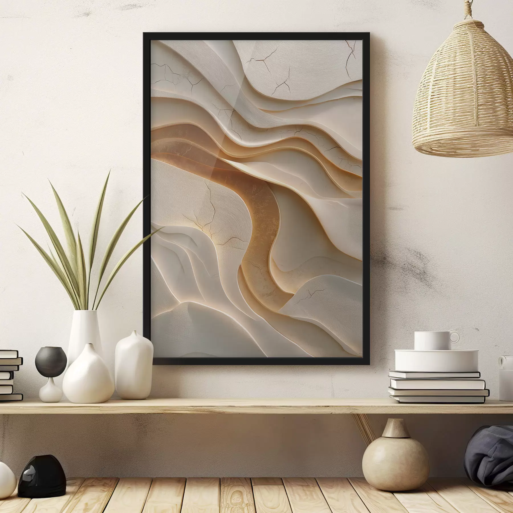 Papier peint Vagues abstraites f48314
