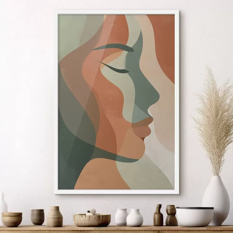 Papier peint Portrait abstrait f48367