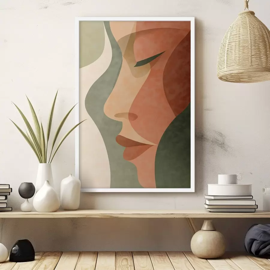 Papier peint Portrait abstrait f48368