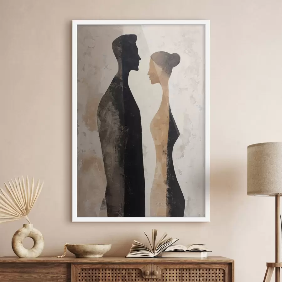 Papier peint Silhouettes abstraites f48370