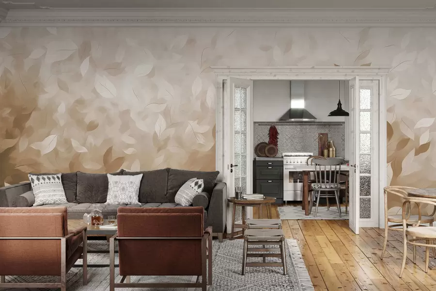 Papier peint Murmure feuillu w05277