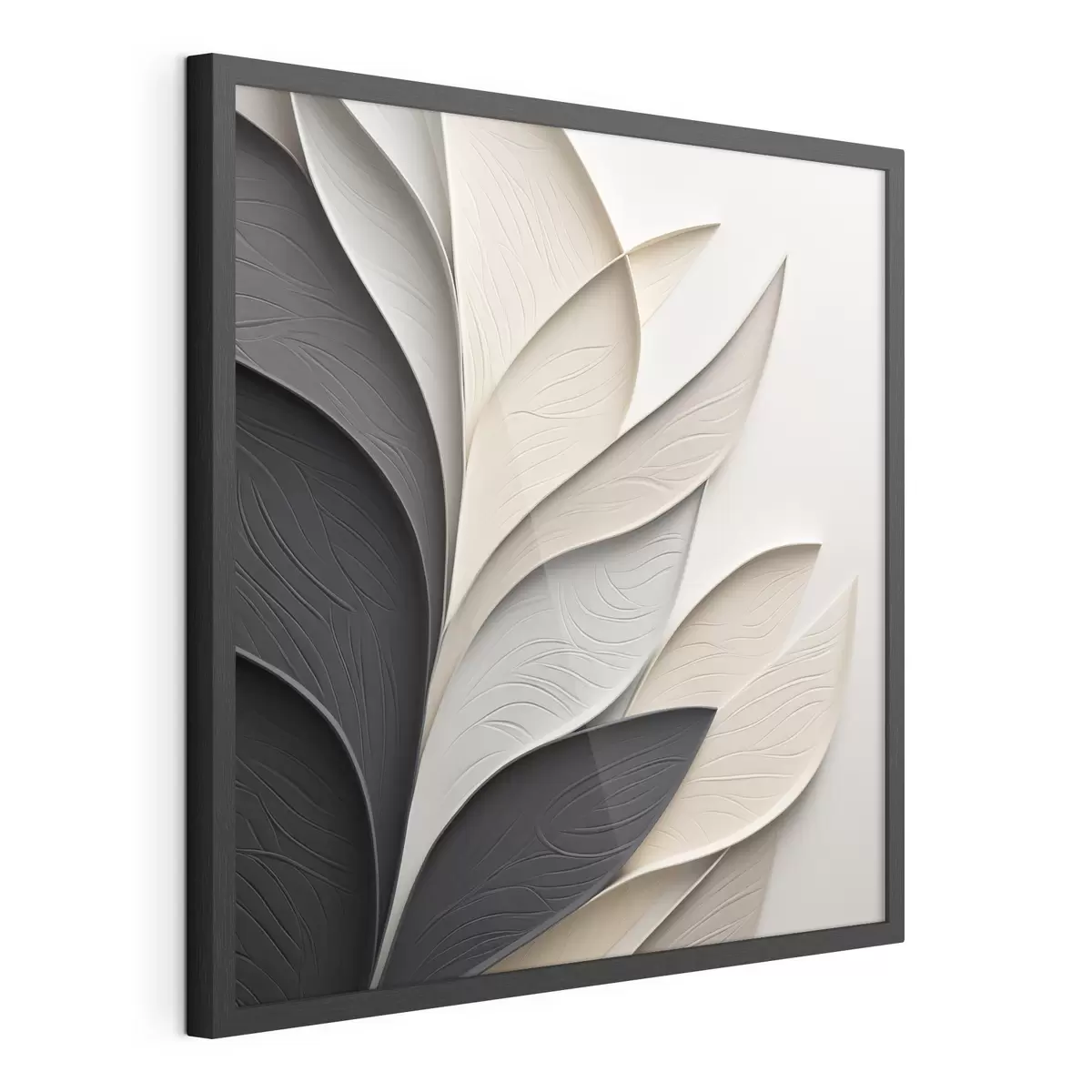 Poster Feuilles en clair-obscur f48382