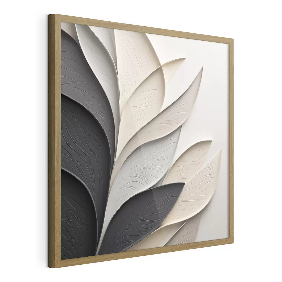 Poster Feuilles en clair-obscur f48382