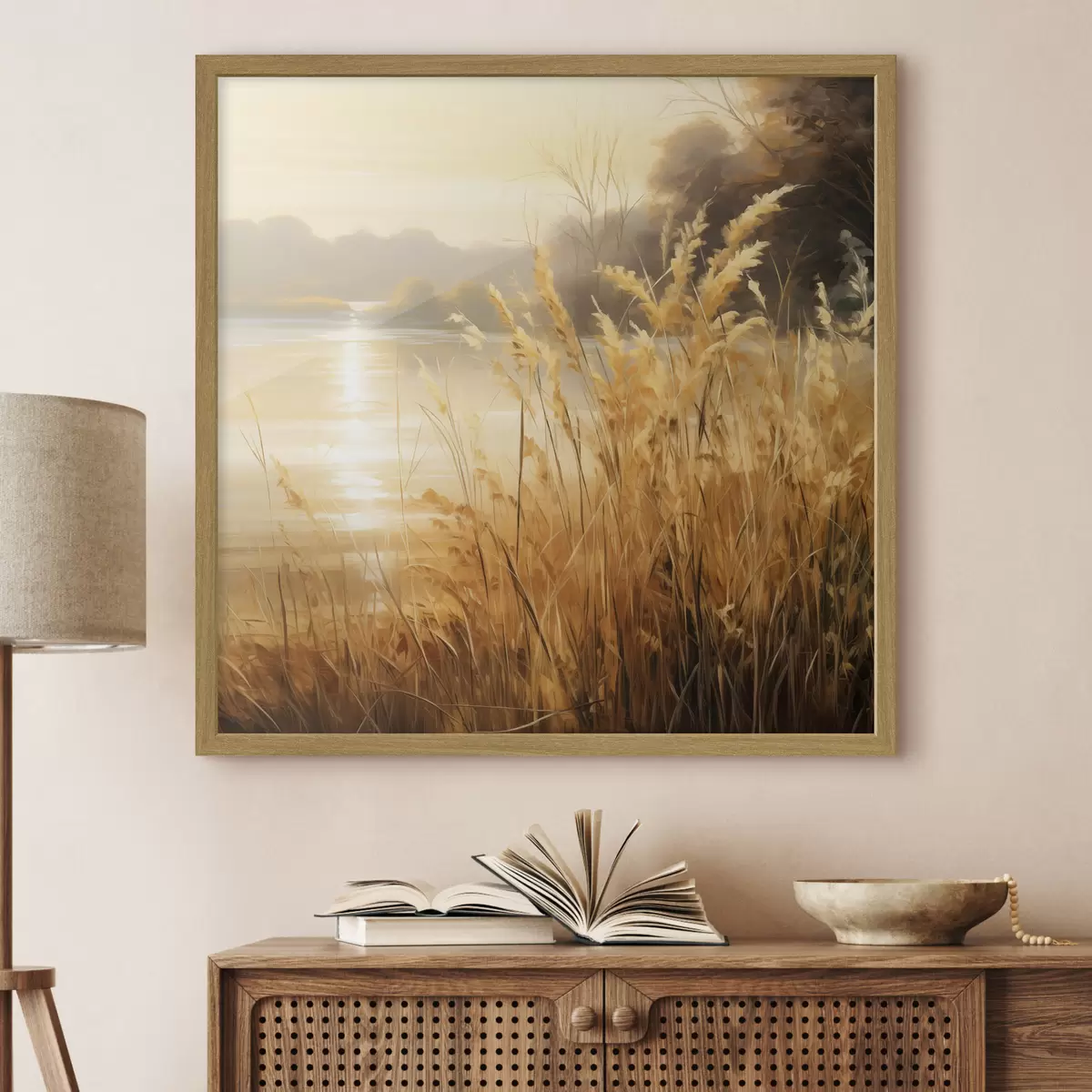 Poster Rivage et lueur f48393