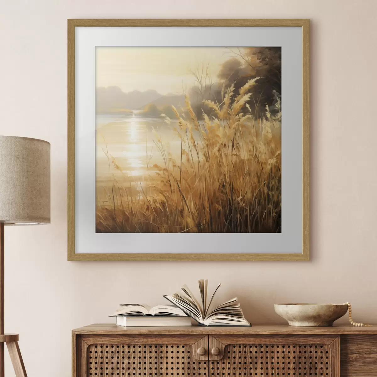 Poster Rivage et lueur f48393