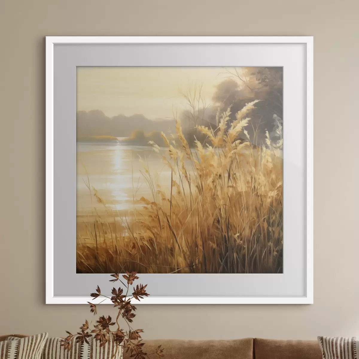 Poster Rivage et lueur f48393