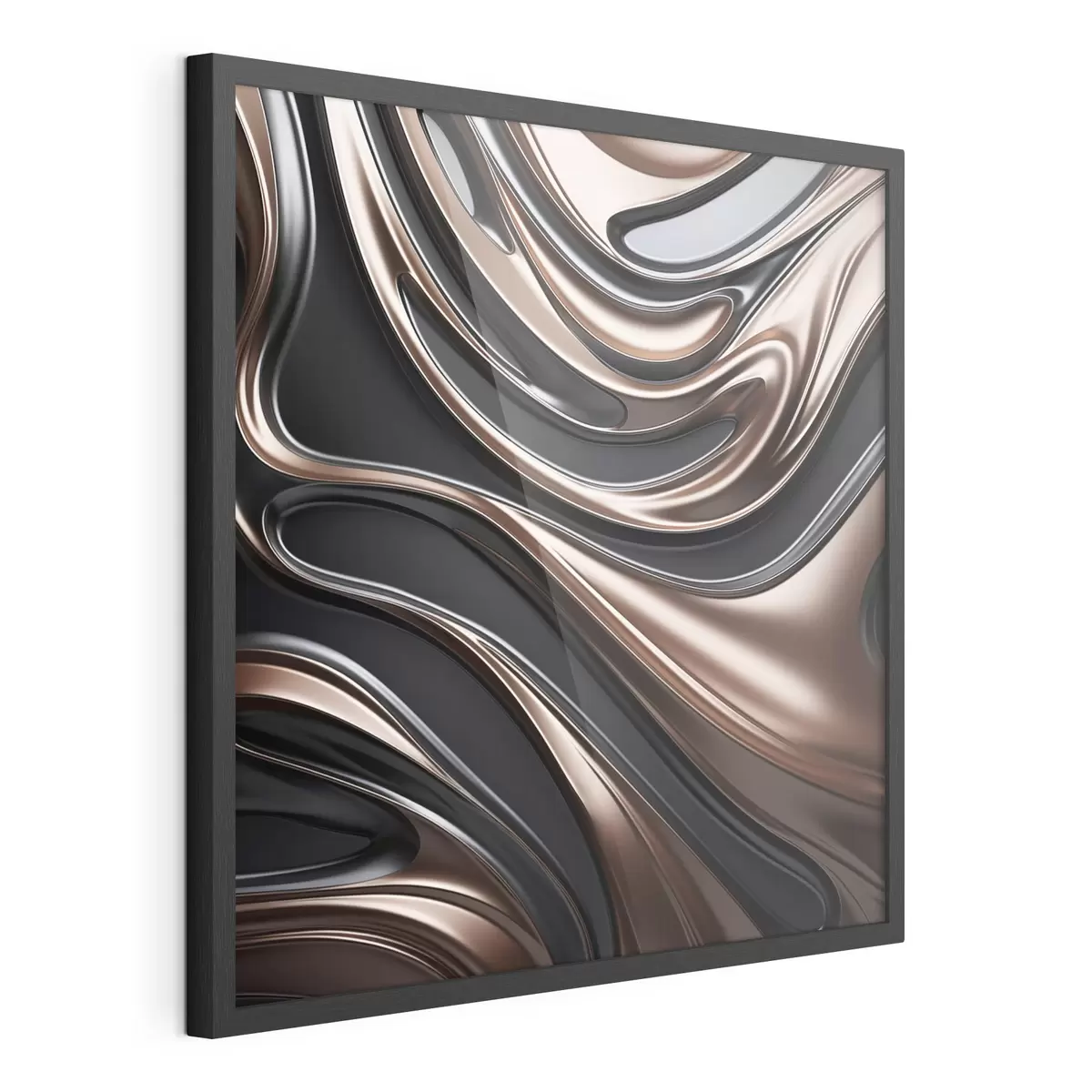 Poster Art abstrait aux motifs tourbillonnants f48400