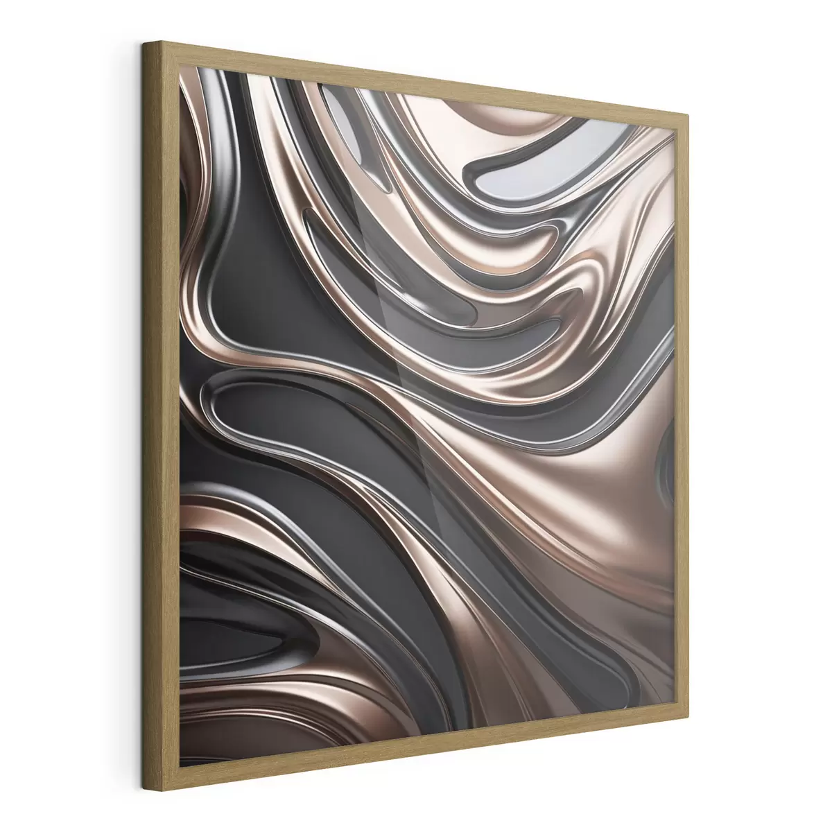 Poster Art abstrait aux motifs tourbillonnants f48400
