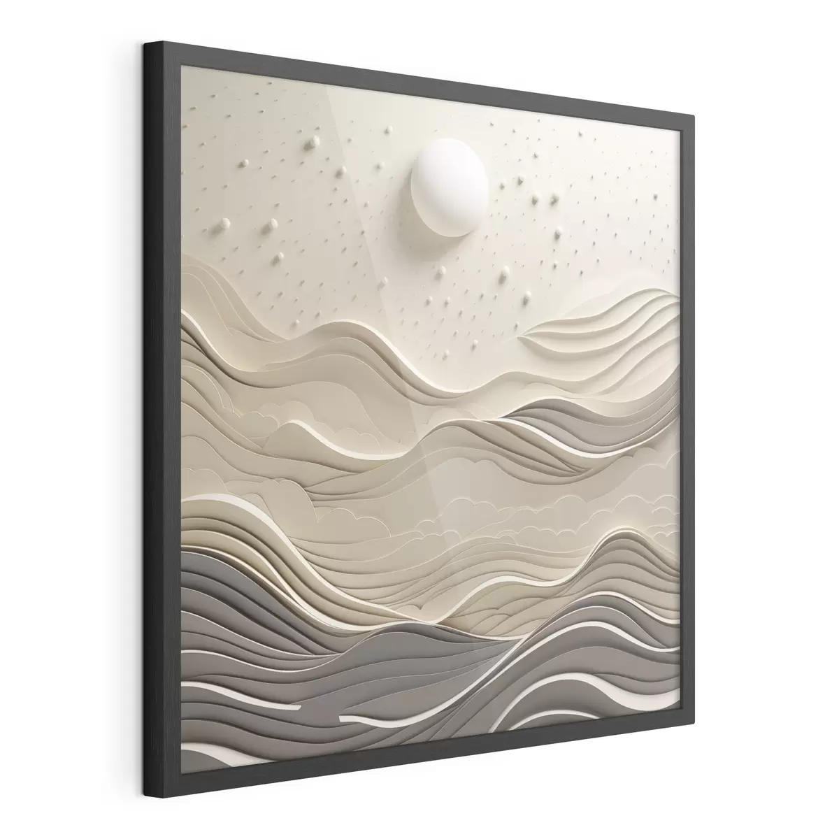 Poster Lune sur les dunes f48402