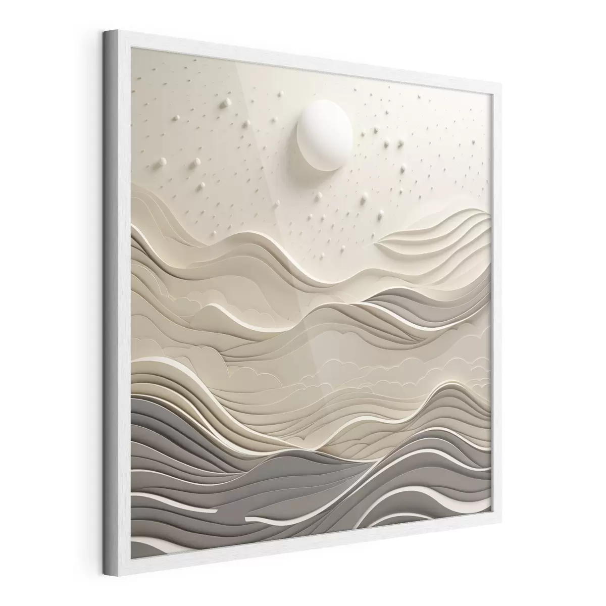 Poster Lune sur les dunes f48402