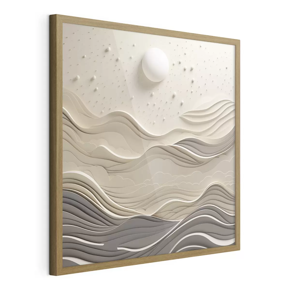 Poster Lune sur les dunes f48402