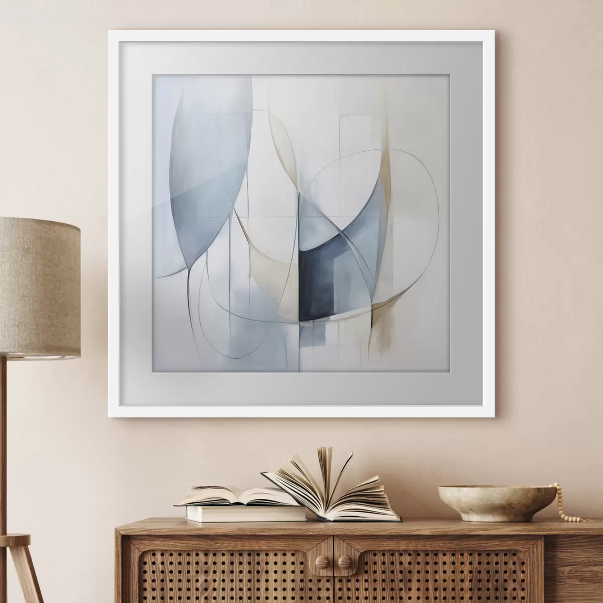 Poster Équilibre azuré f48404