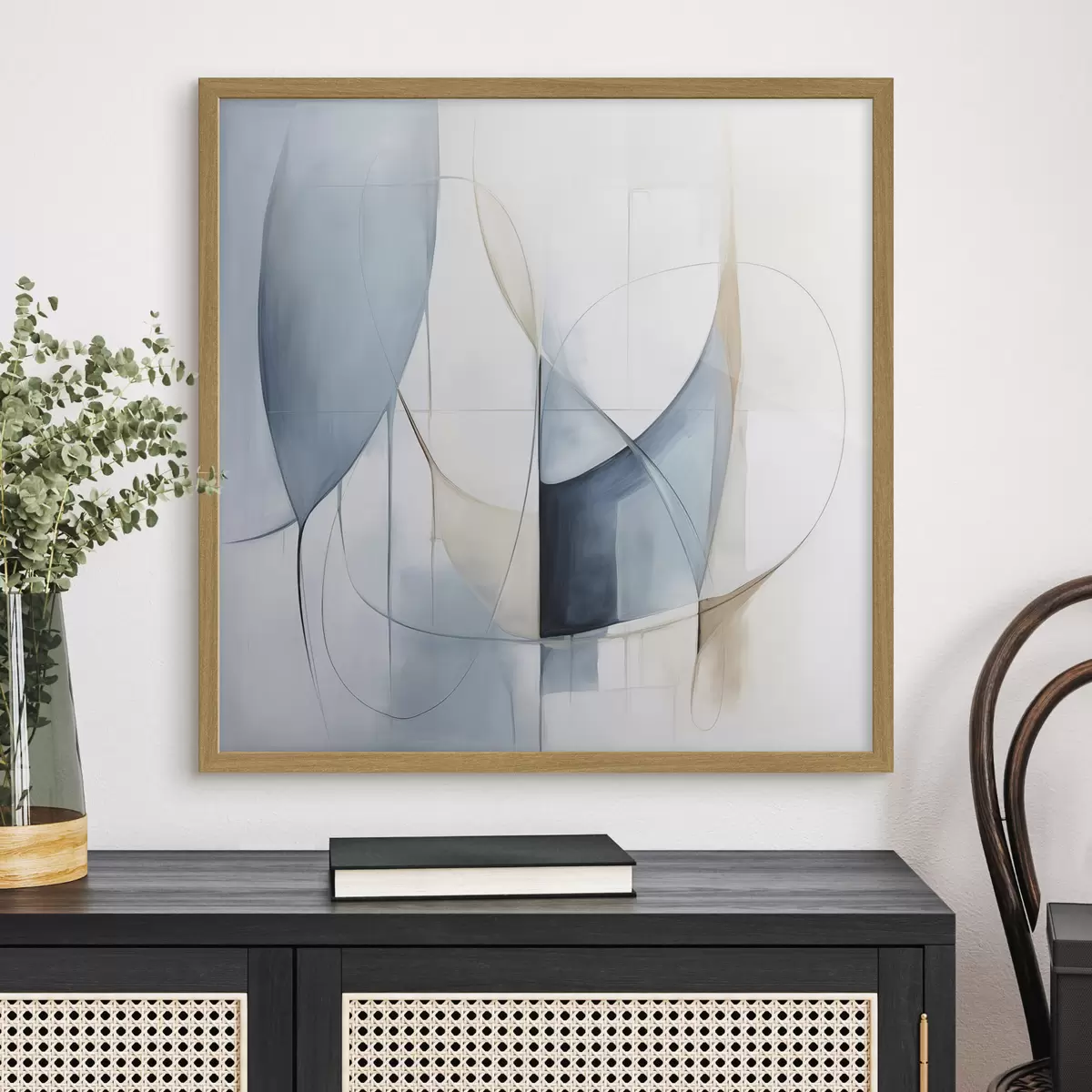 Poster Équilibre azuré f48404
