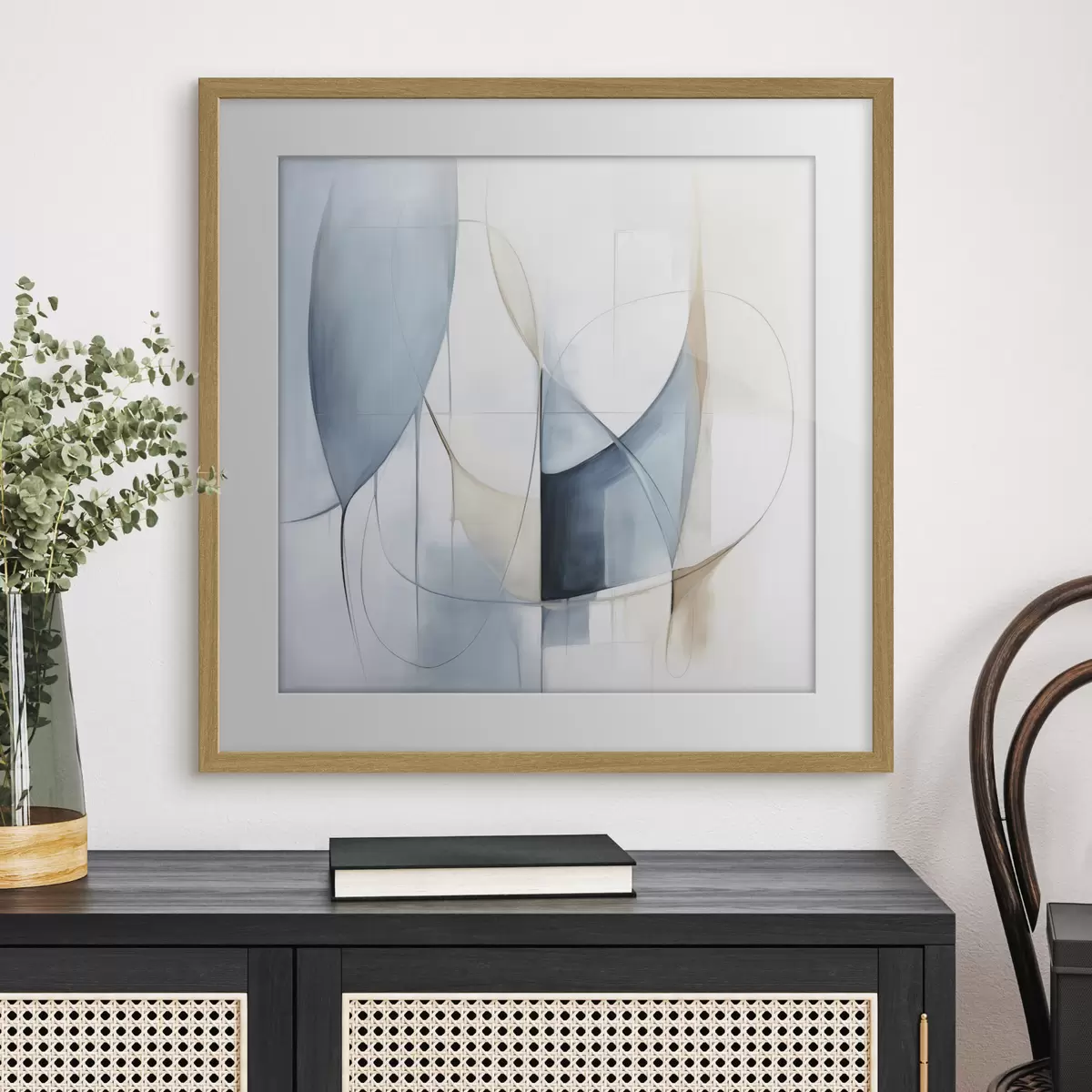 Poster Équilibre azuré f48404