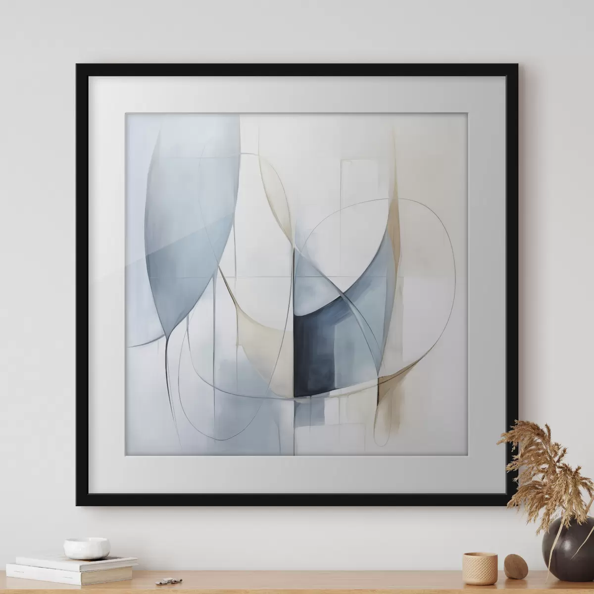 Poster Équilibre azuré f48404