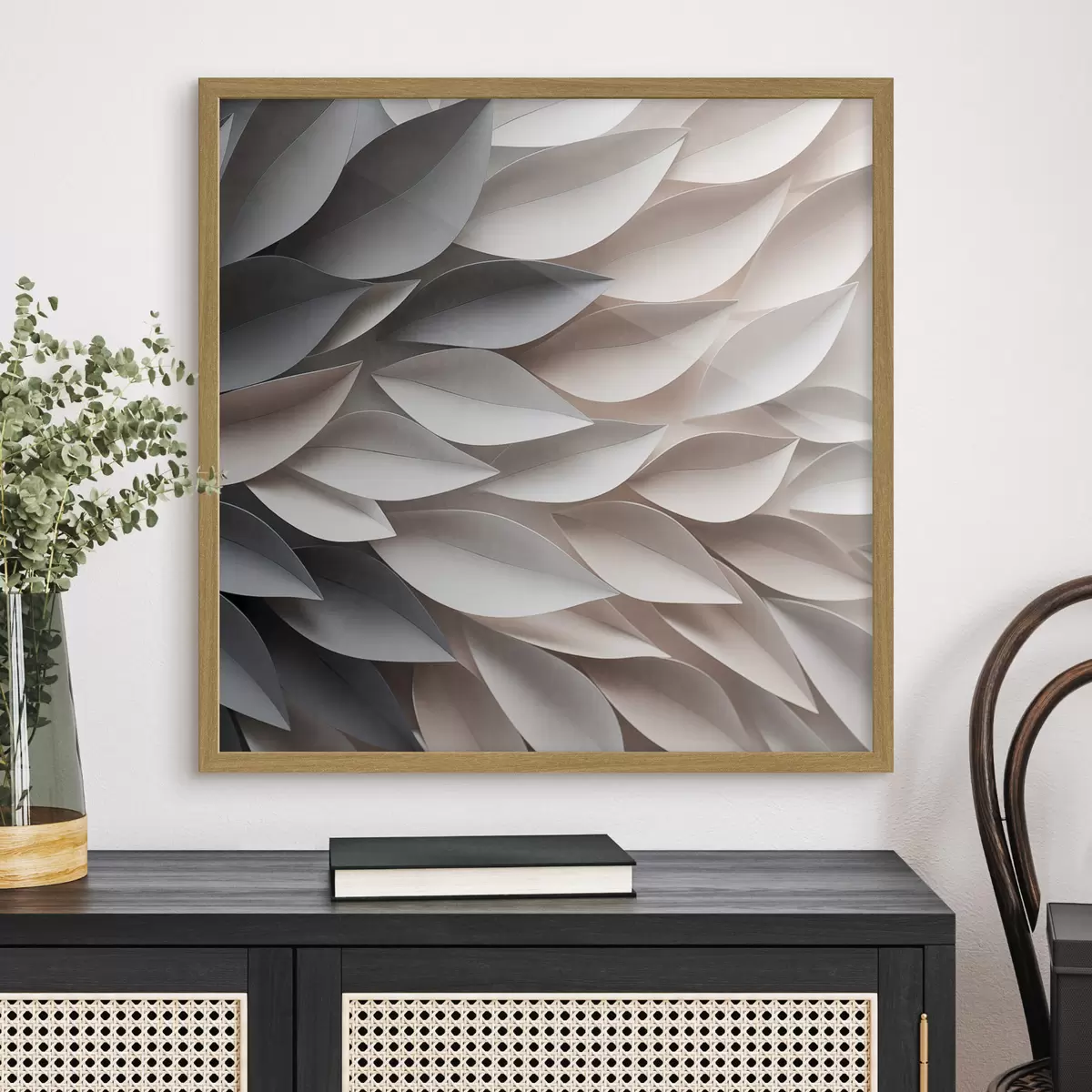 Poster Feuilles et couleurs f48408