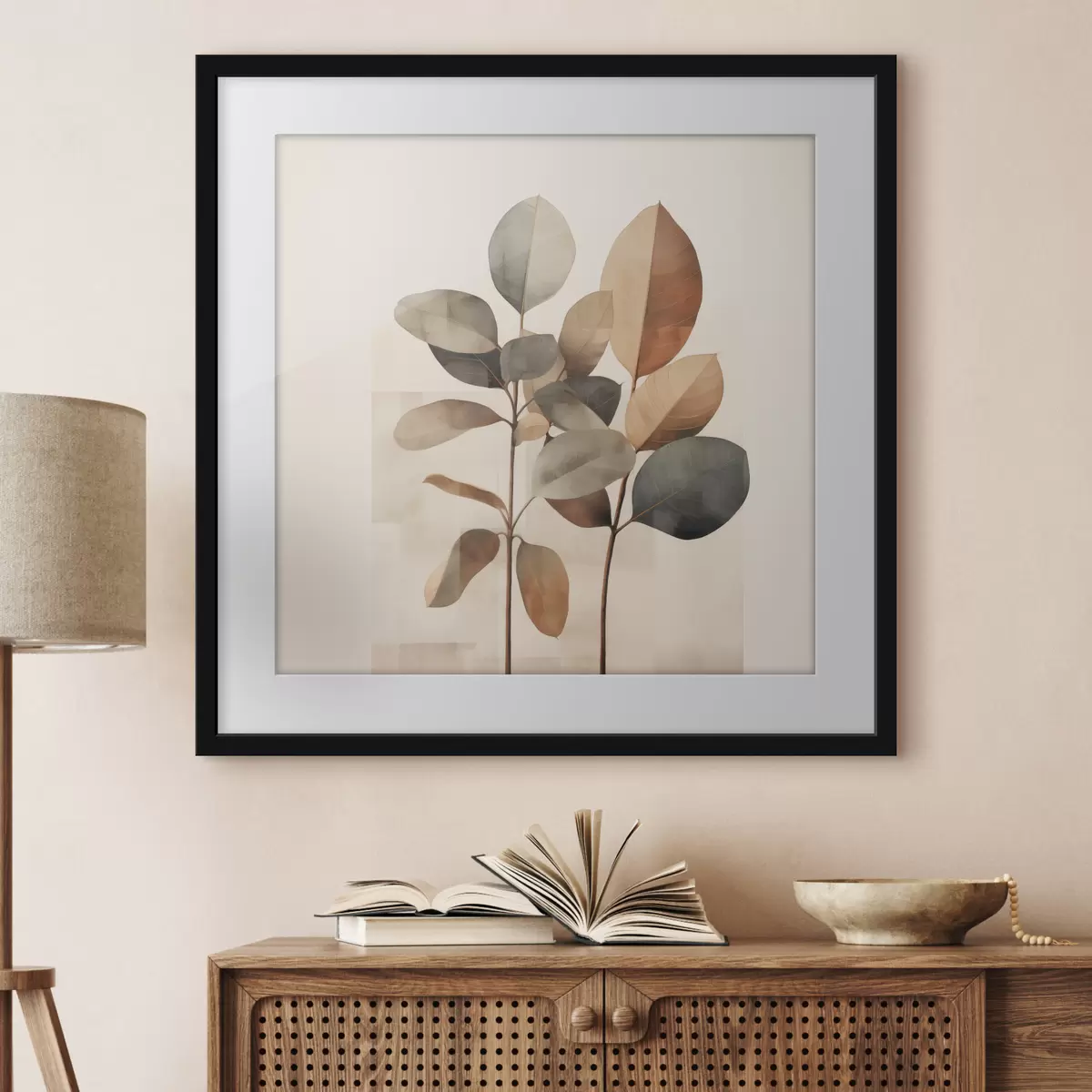 Poster Feuilles et espoir f48413